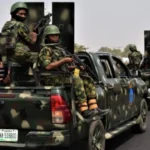 military troops