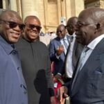 Fayemi, Peter Obi and Tinubu at Vatican