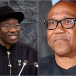 Goodluck Jonathan and Peter Obi